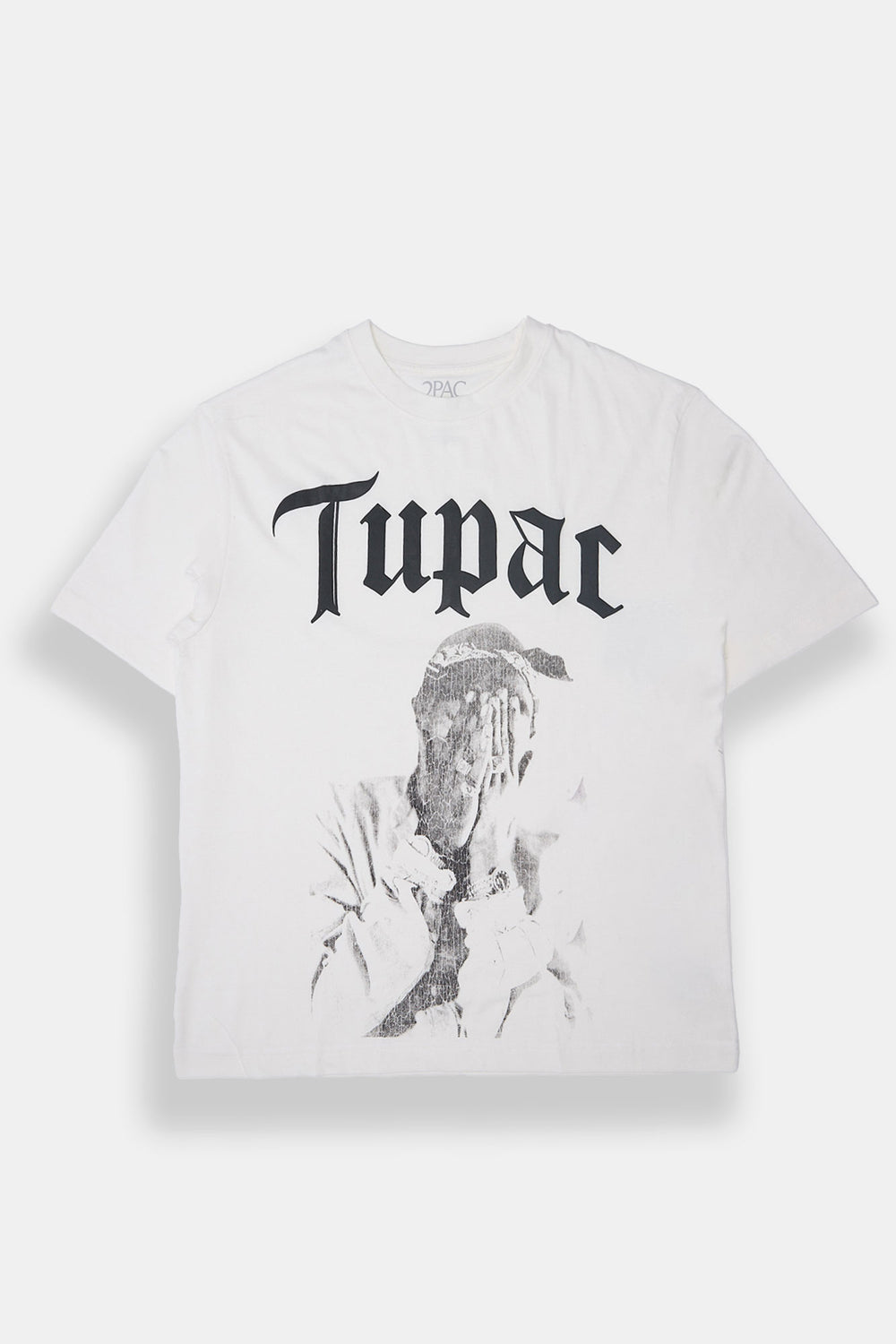 T-shirt surdimensionné imprimé Tupac homme T-shirt surdimensionné imprimé Tupac homme