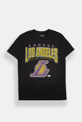 Los Angeles Lakers Mesh Logo Graphic Tee