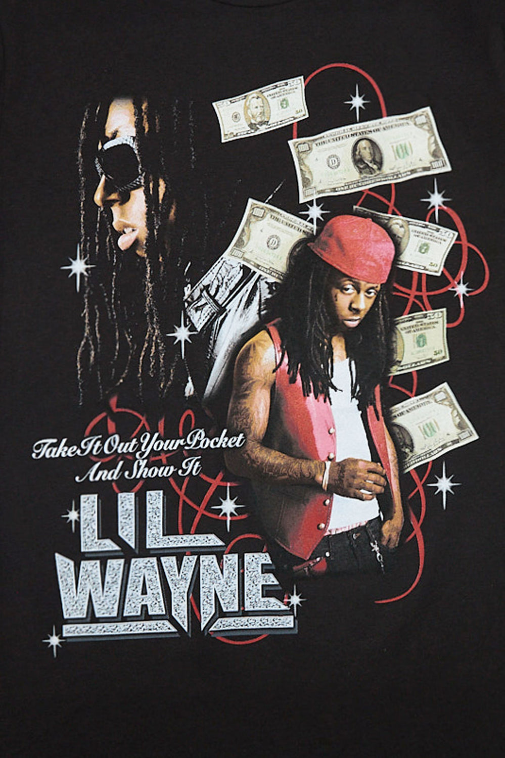 Lil Wayne Cash Graphic Tee Lil Wayne Cash Graphic Tee