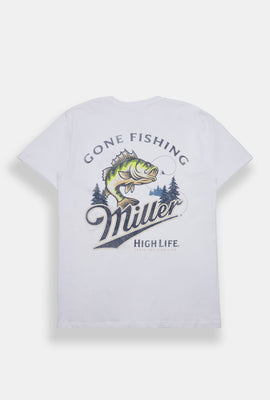 T-shirt imprimé Miller High Life Gone Fishing