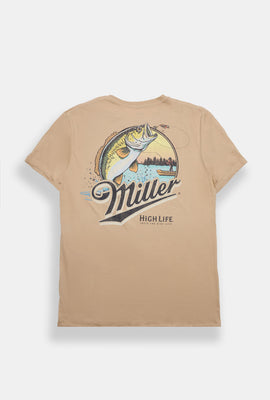 T-shirt imprimé Miller High Life Fishing
