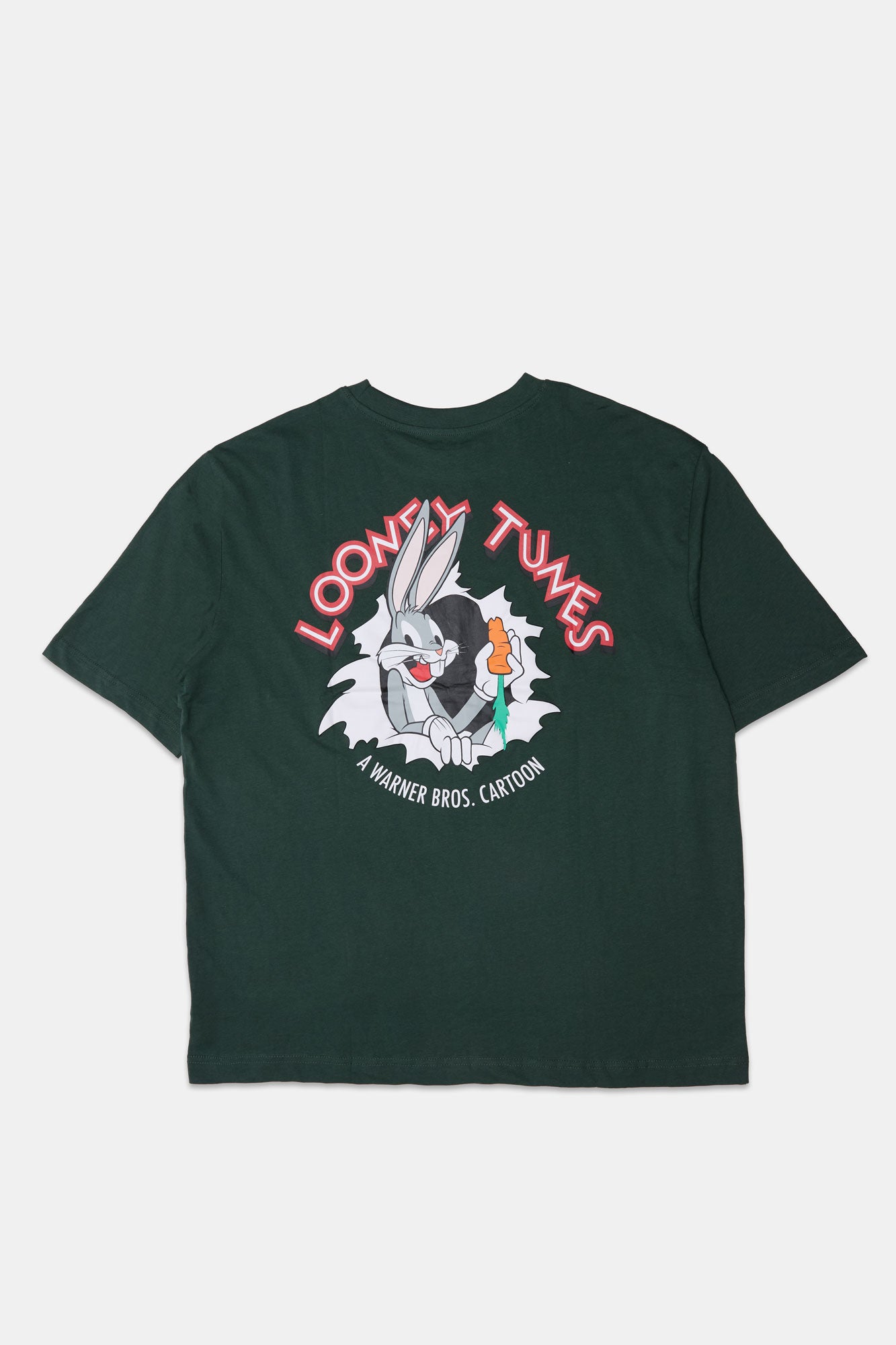 Mens Looney Tunes Bugs Bunny Graphic T-Shirt - Green /