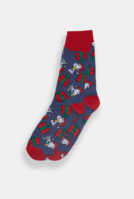 Chaussettes de Noël Peanuts Snoopy homme