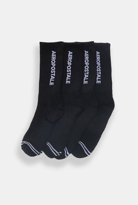 AERO Mens 4-Pack Athletic Crew Socks