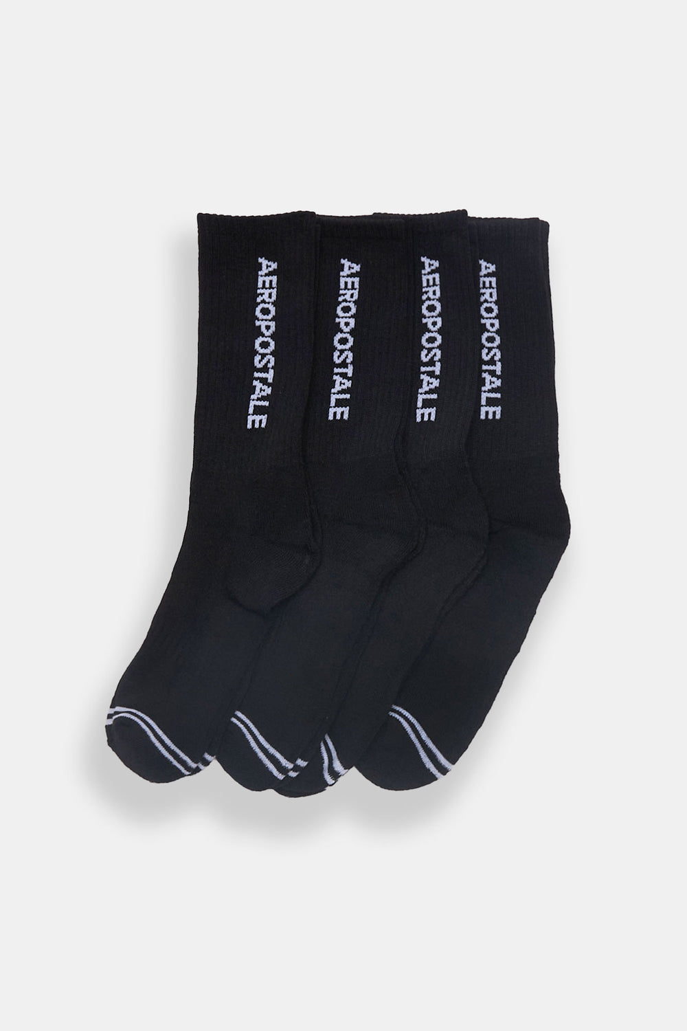 AERO Mens 4-Pack Athletic Crew Socks AERO Mens 4-Pack Athletic Crew Socks