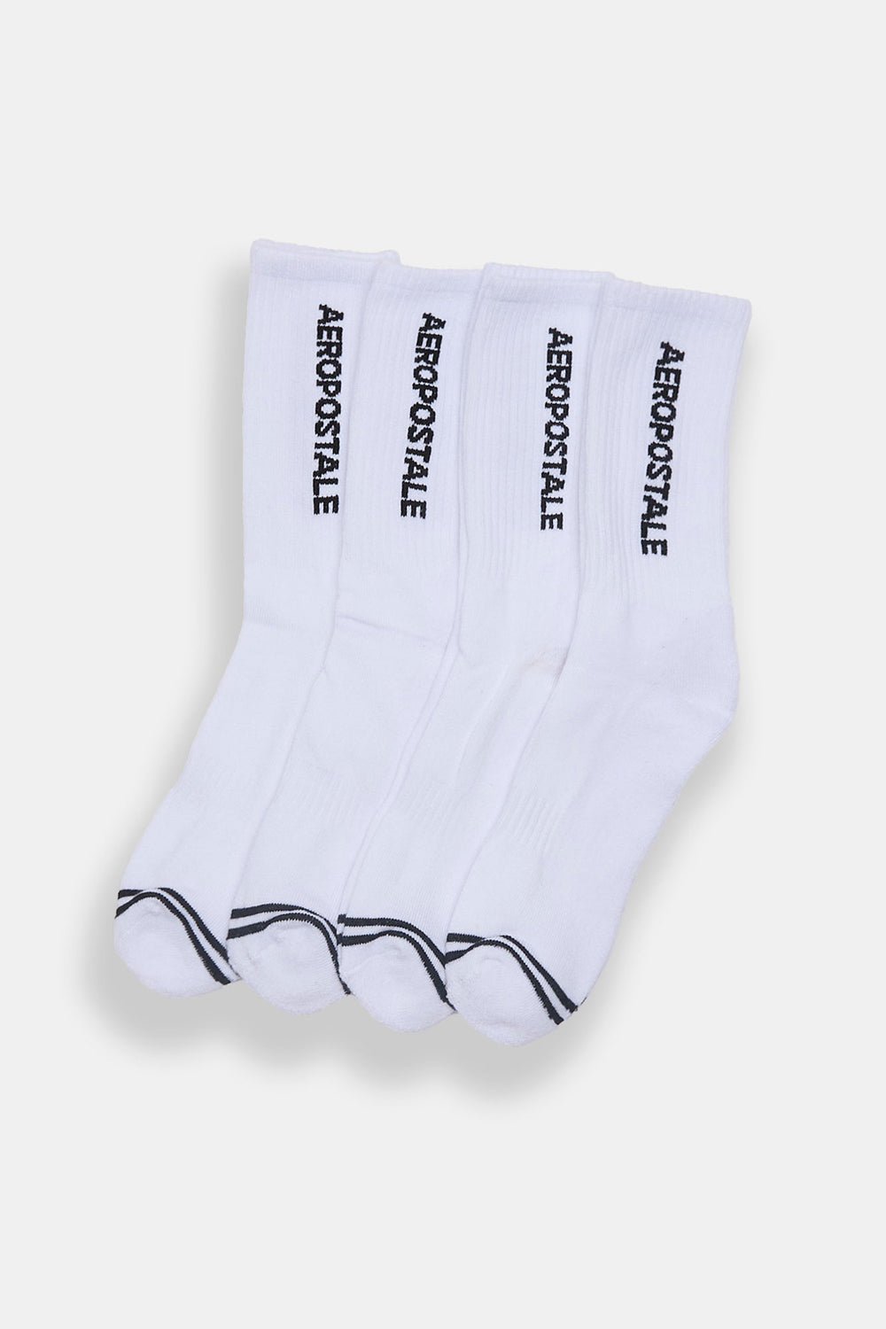 AERO Mens 4-Pack Athletic Crew Socks AERO Mens 4-Pack Athletic Crew Socks
