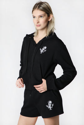 Womens Sovrn Voices Graphic Zip-Up Hoodie