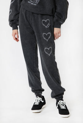 Womens Sovrn Voices Graphic Black Sweatpant