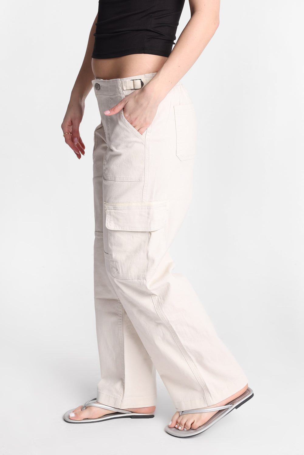 Pantalon cargo ample taille basse AERO Pantalon cargo ample taille basse AERO