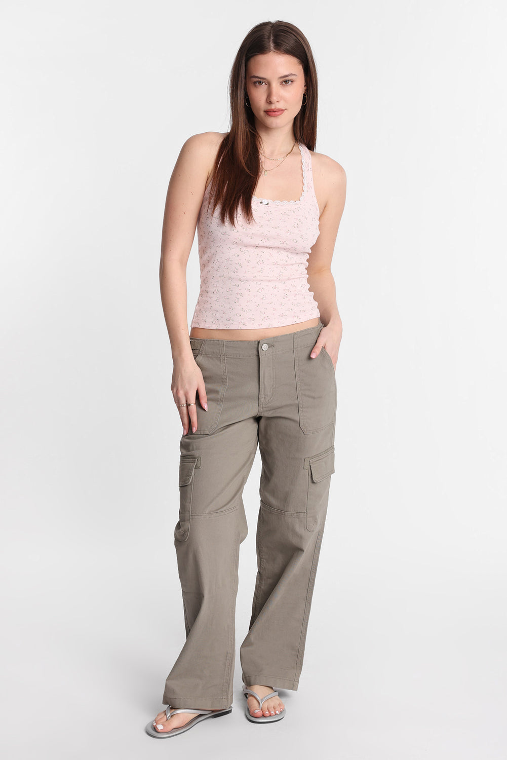 Pantalon cargo ample taille basse AERO Pantalon cargo ample taille basse AERO
