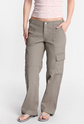 AERO Low Rise Baggy Cargo Twill Pants