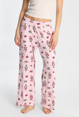 Pantalon pyjama à jambes larges imprimé Strawberry Shortcake