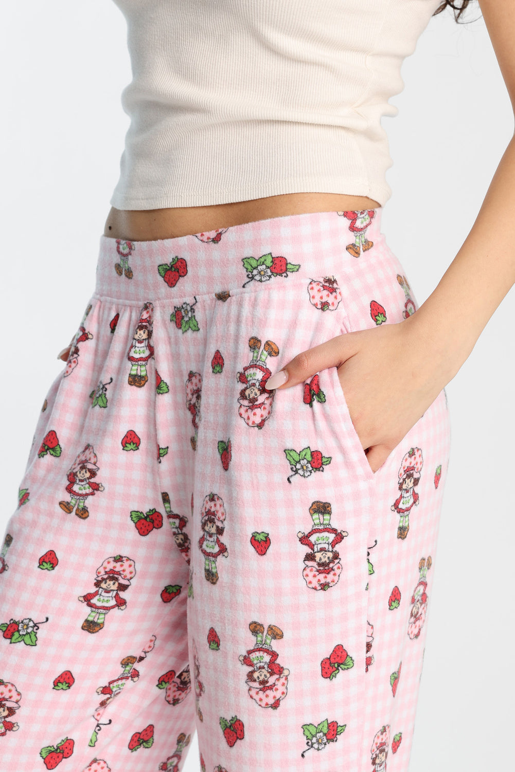 Strawberry Shortcake Wide Leg Pajama Pants Strawberry Shortcake Wide Leg Pajama Pants