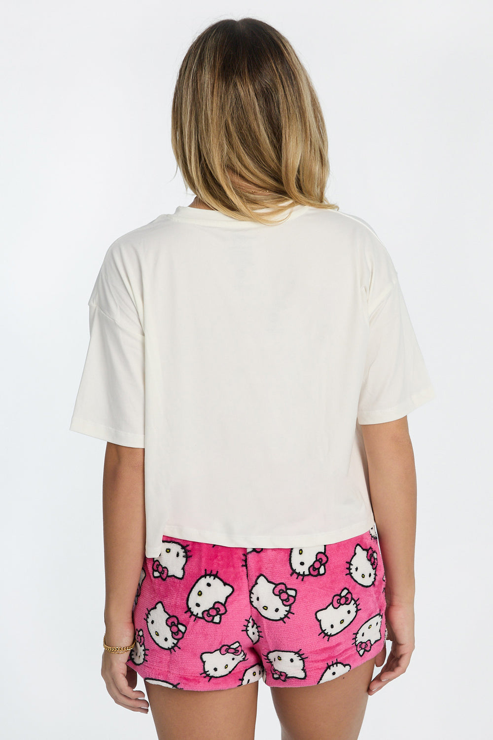 Hello Kitty Heart 2-Piece Pajama Tee & Shorts Set Hello Kitty Heart 2-Piece Pajama Tee & Shorts Set