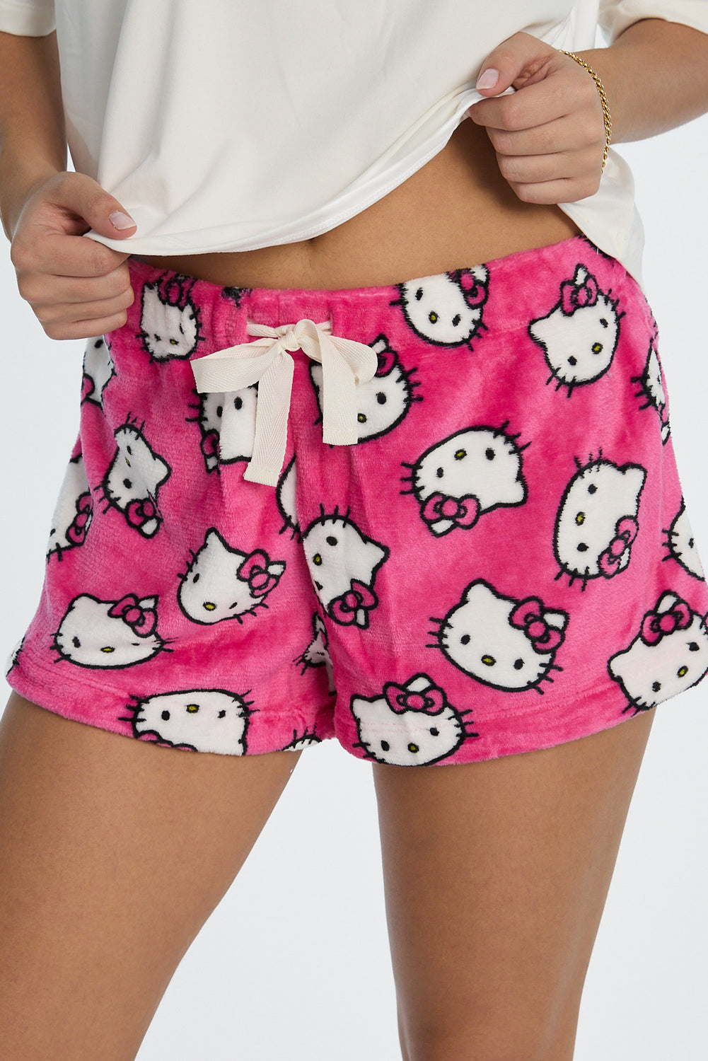 Hello Kitty Heart 2-Piece Pajama Tee & Shorts Set Hello Kitty Heart 2-Piece Pajama Tee & Shorts Set