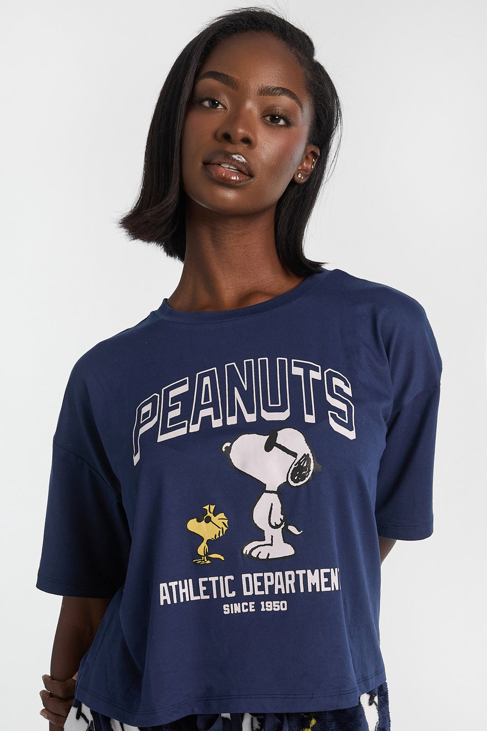 Peanuts Snoopy 2-Piece Pajama Tee & Shorts Set Peanuts Snoopy 2-Piece Pajama Tee & Shorts Set