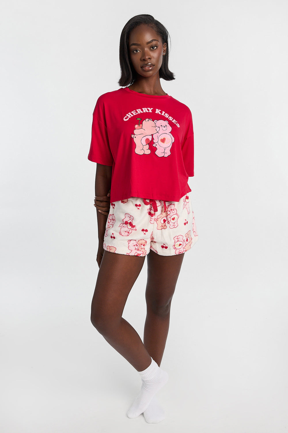 Care Bears Cherry Kisses 2-Piece Pajama Tee & Shorts Set Care Bears Cherry Kisses 2-Piece Pajama Tee & Shorts Set