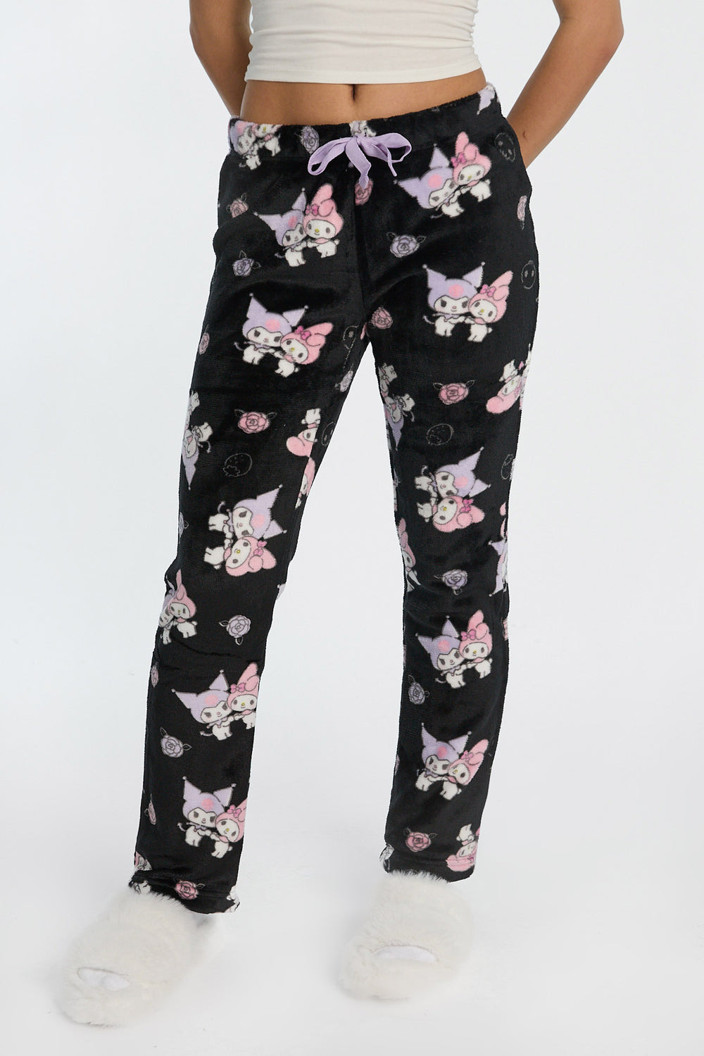 Kuromi My Melody Plush Pajama Pant Kuromi My Melody Plush Pajama Pant