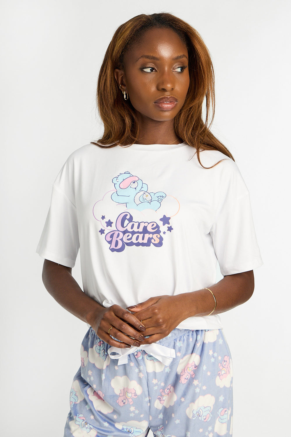 Ensemble de pyjama en velour imprimé Care Bears Ensemble de pyjama en velour imprimé Care Bears