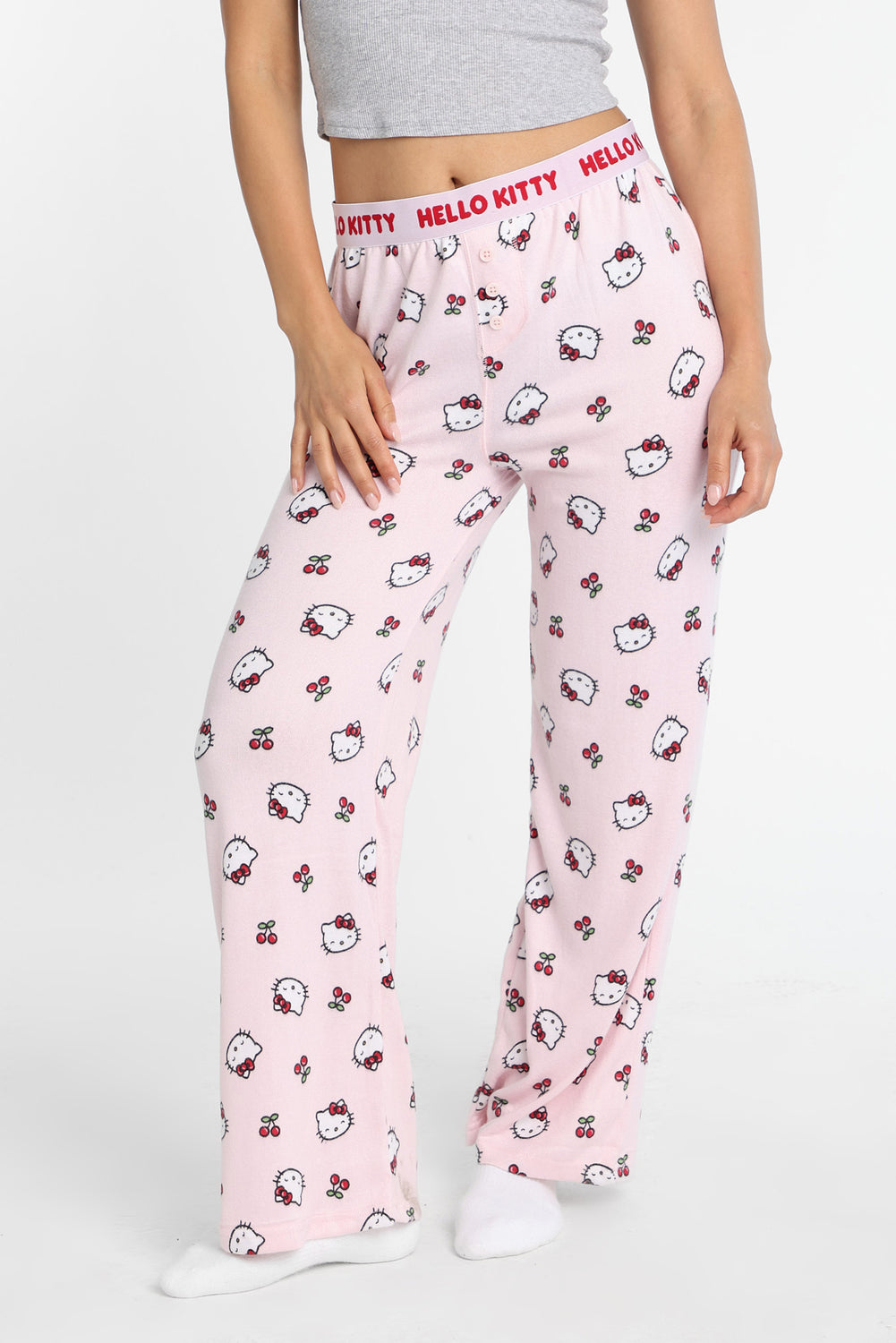 Hello Kitty Cherries Super Soft Pajama Boxer Pants Hello Kitty Cherries Super Soft Pajama Boxer Pants
