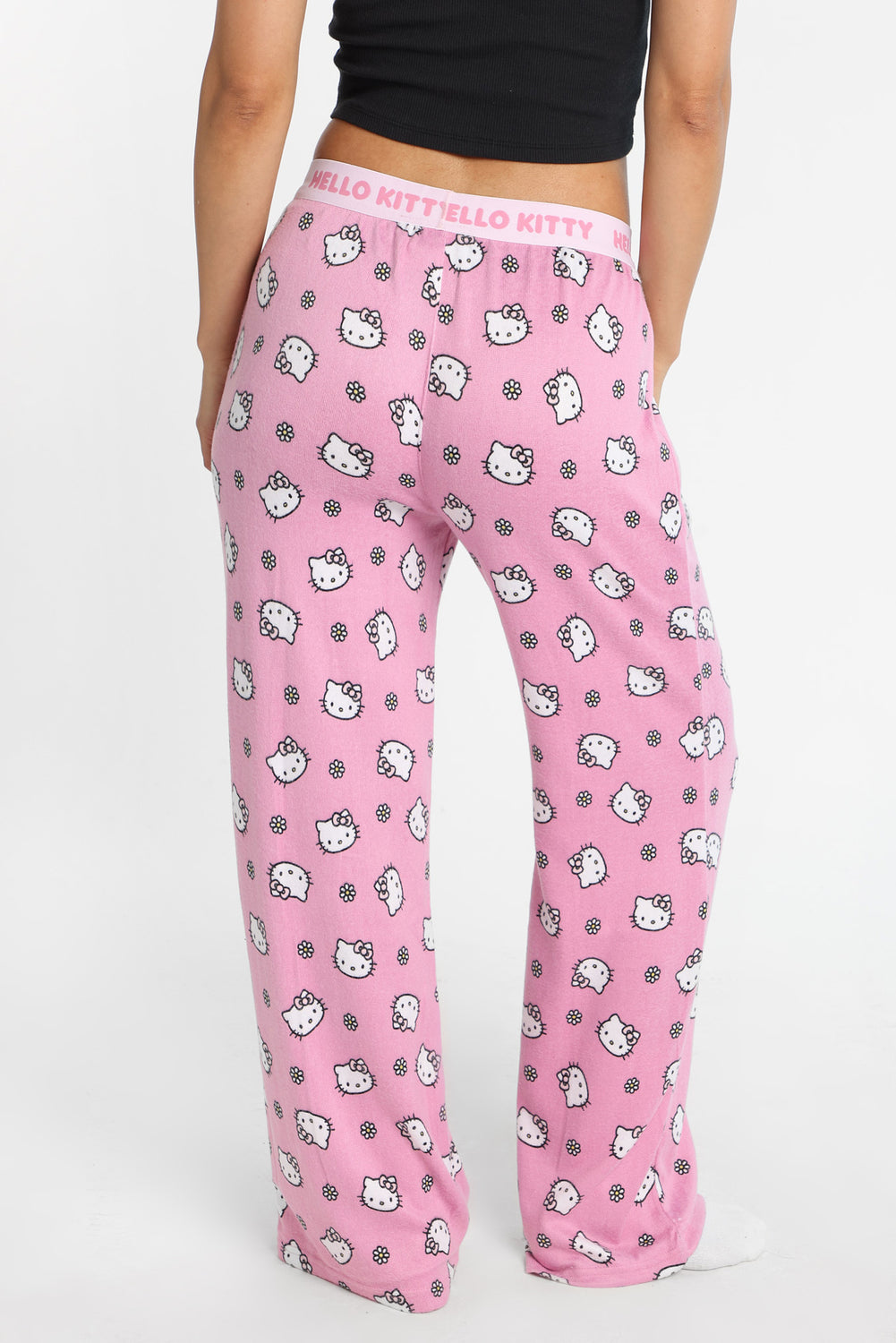 Hello Kitty Flowers Super Soft Pajama Boxer Pants Hello Kitty Flowers Super Soft Pajama Boxer Pants