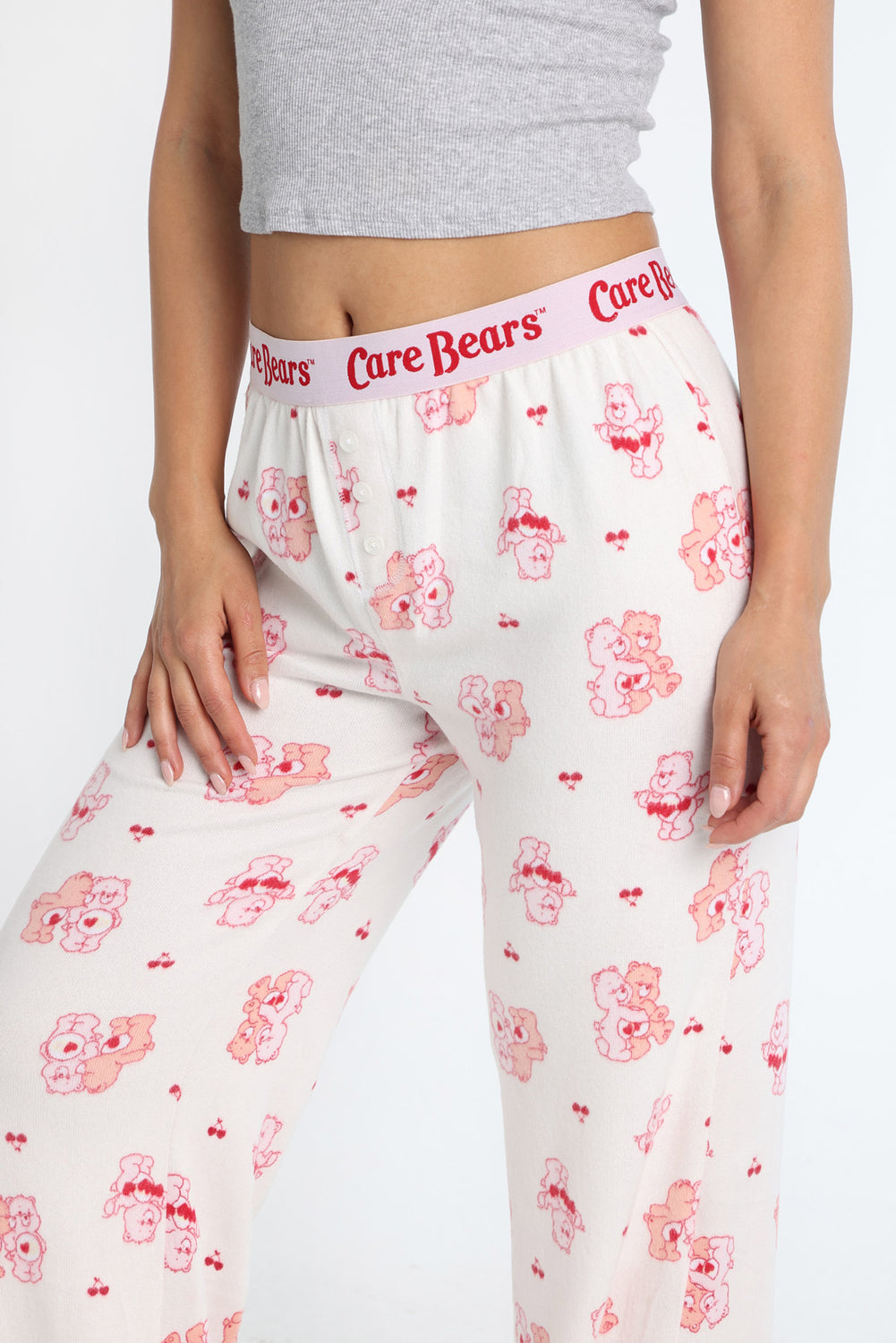 Pantalon pyjama style boxeur imprimé coeurs Care Bears Pantalon pyjama style boxeur imprimé coeurs Care Bears