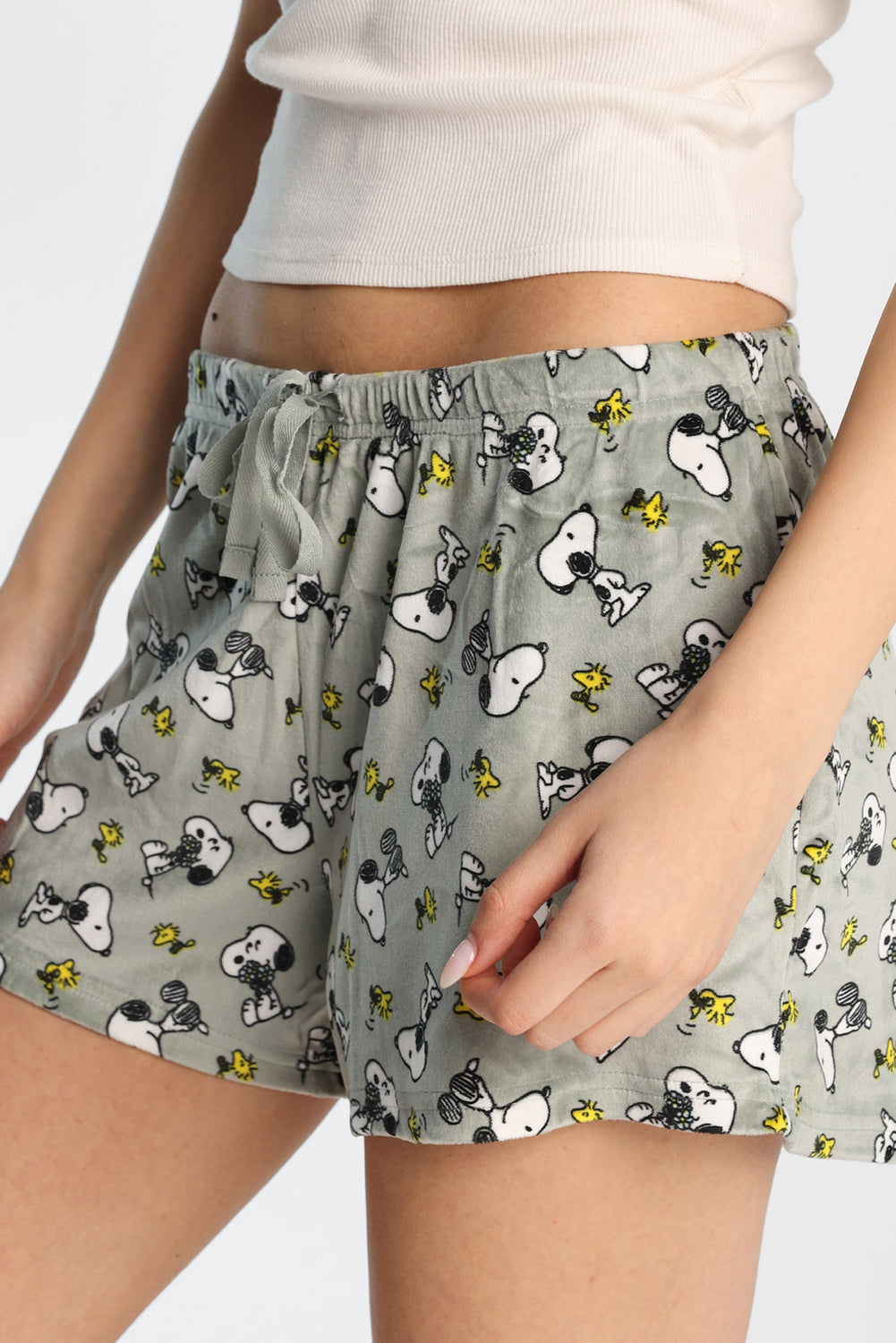 Peanuts Velour Pajama Shorts Peanuts Velour Pajama Shorts