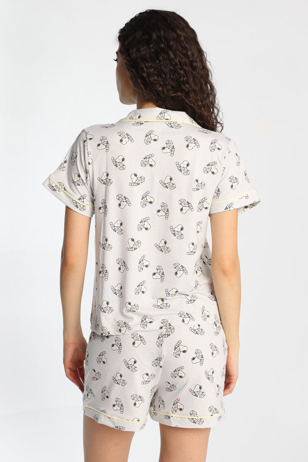 Peanuts Snoopy Ice Cream Pajama Shirt & Shorts 2-Piece Set Peanuts Snoopy Ice Cream Pajama Shirt & Shorts 2-Piece Set