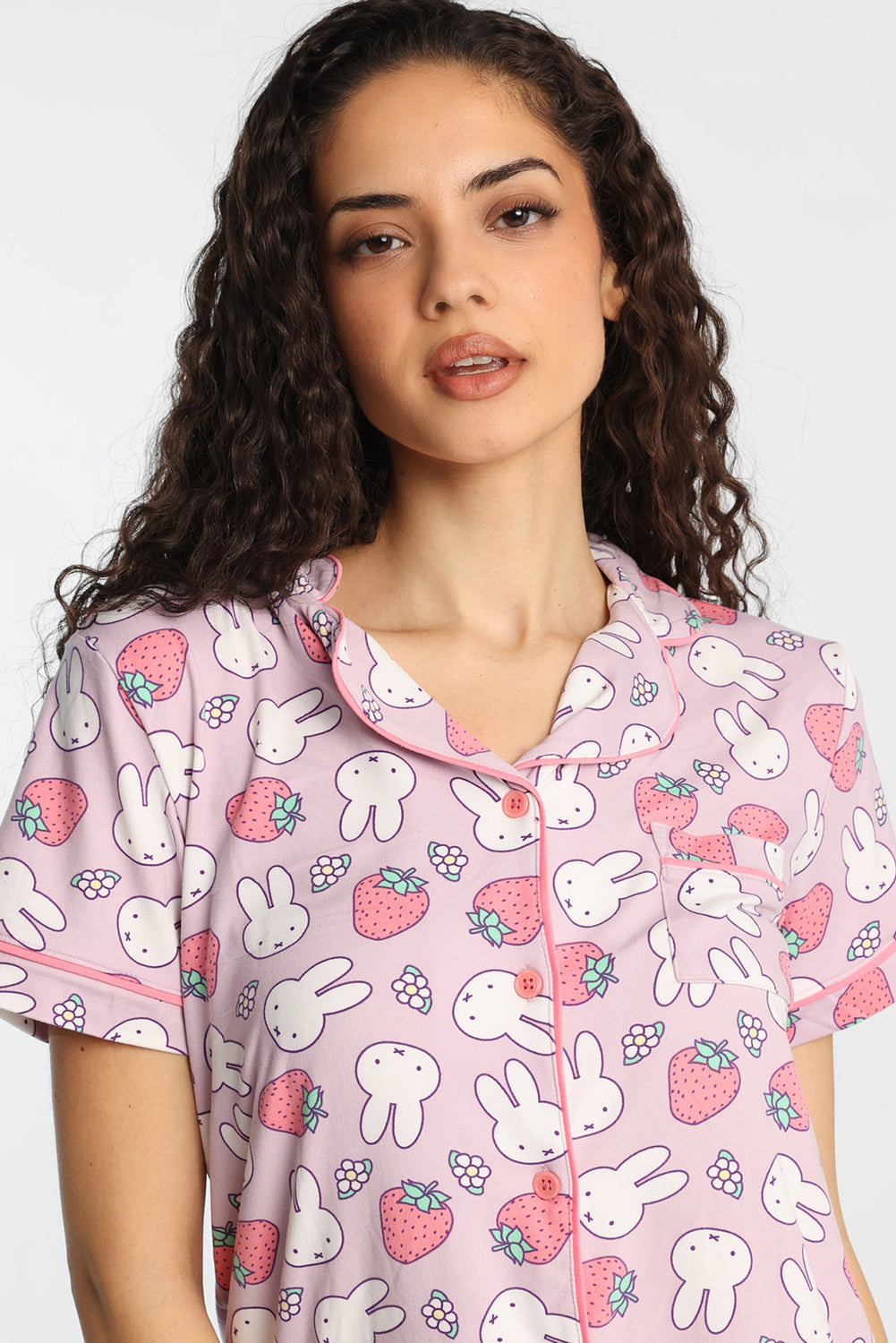 Miffy Pajama Shirt & Shorts 2-Piece Set Miffy Pajama Shirt & Shorts 2-Piece Set