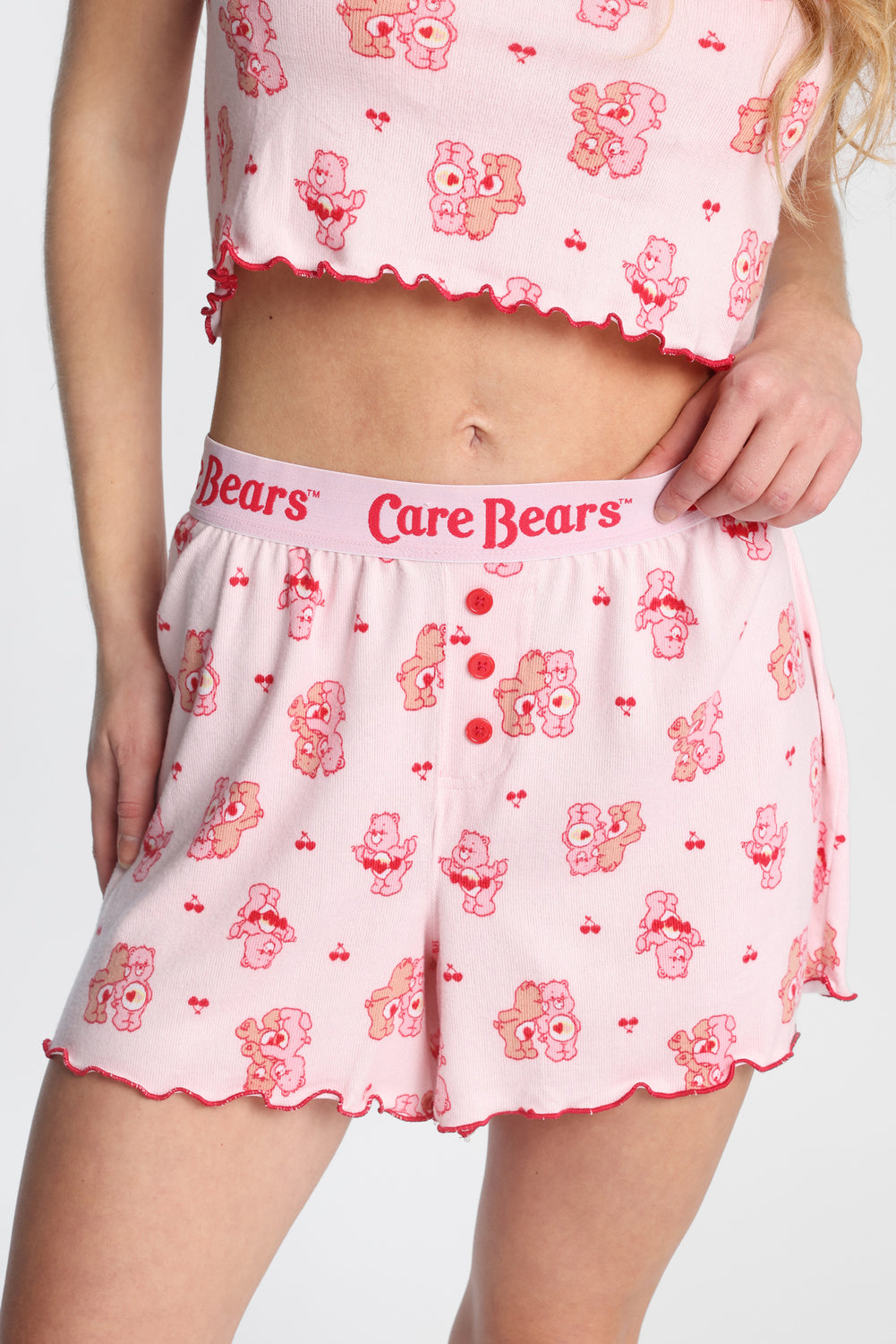 Hello Kitty Heart Super Soft Pajama Tee And Boxer Shorts 2-Piece Set Hello Kitty Heart Super Soft Pajama Tee And Boxer Shorts 2-Piece Set