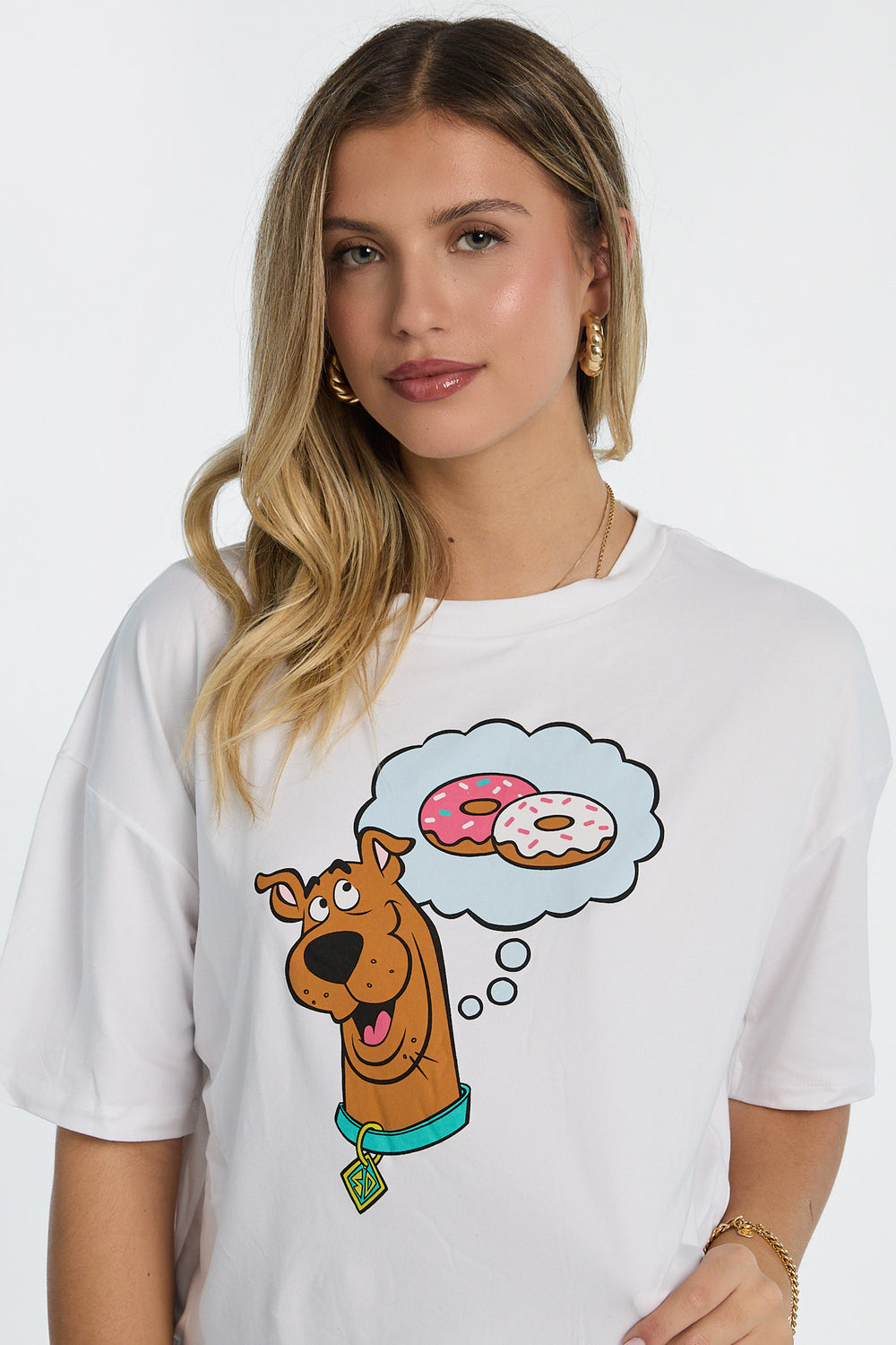 Scooby-Doo Donuts 2-Piece Pajama Tee & Shorts Set Scooby-Doo Donuts 2-Piece Pajama Tee & Shorts Set