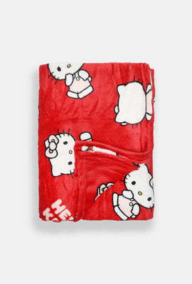Hello Kitty Plush Throw Blanket