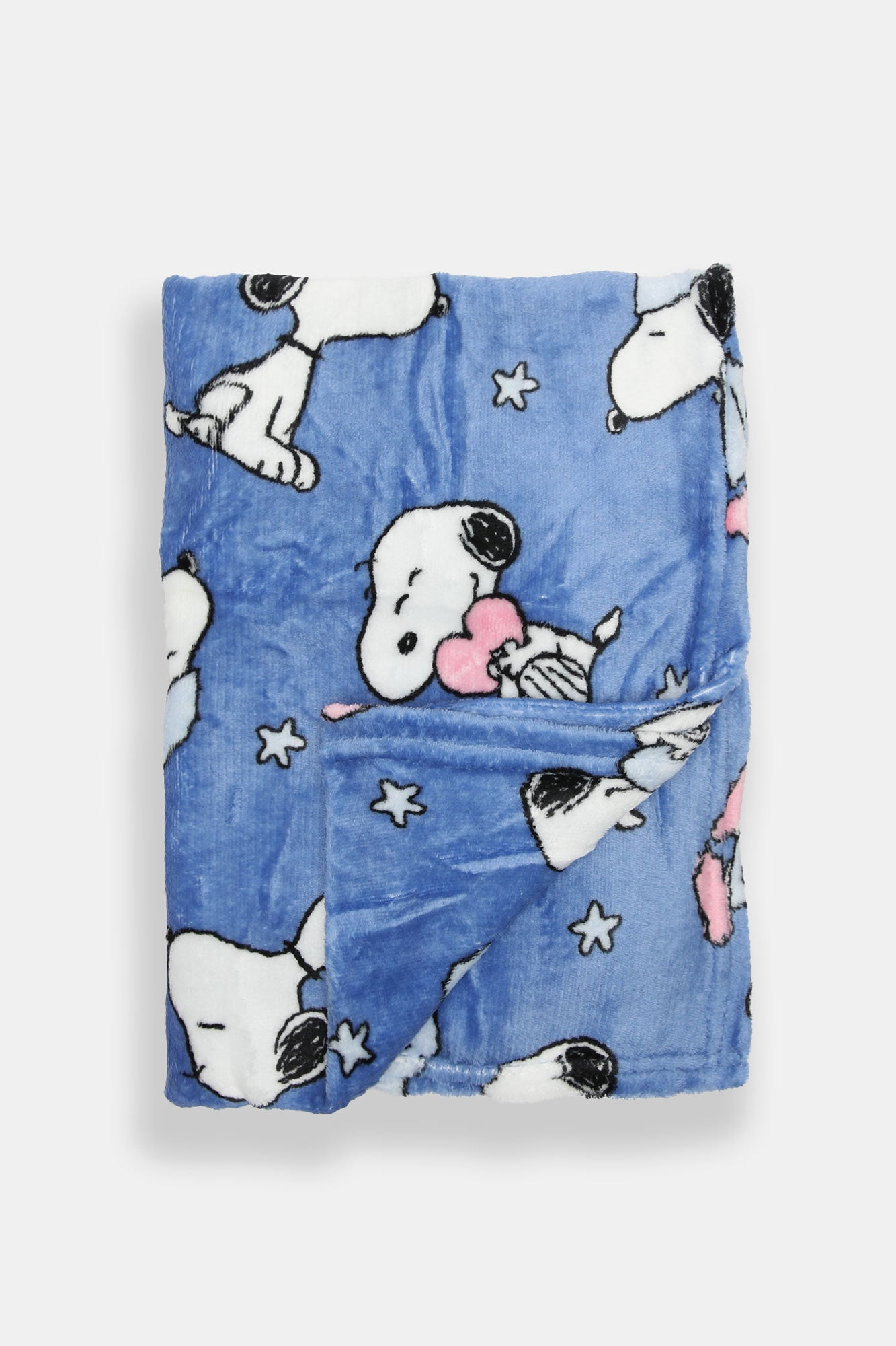 Peanuts Snoopy Plush Throw Blanket - Blue / O/S