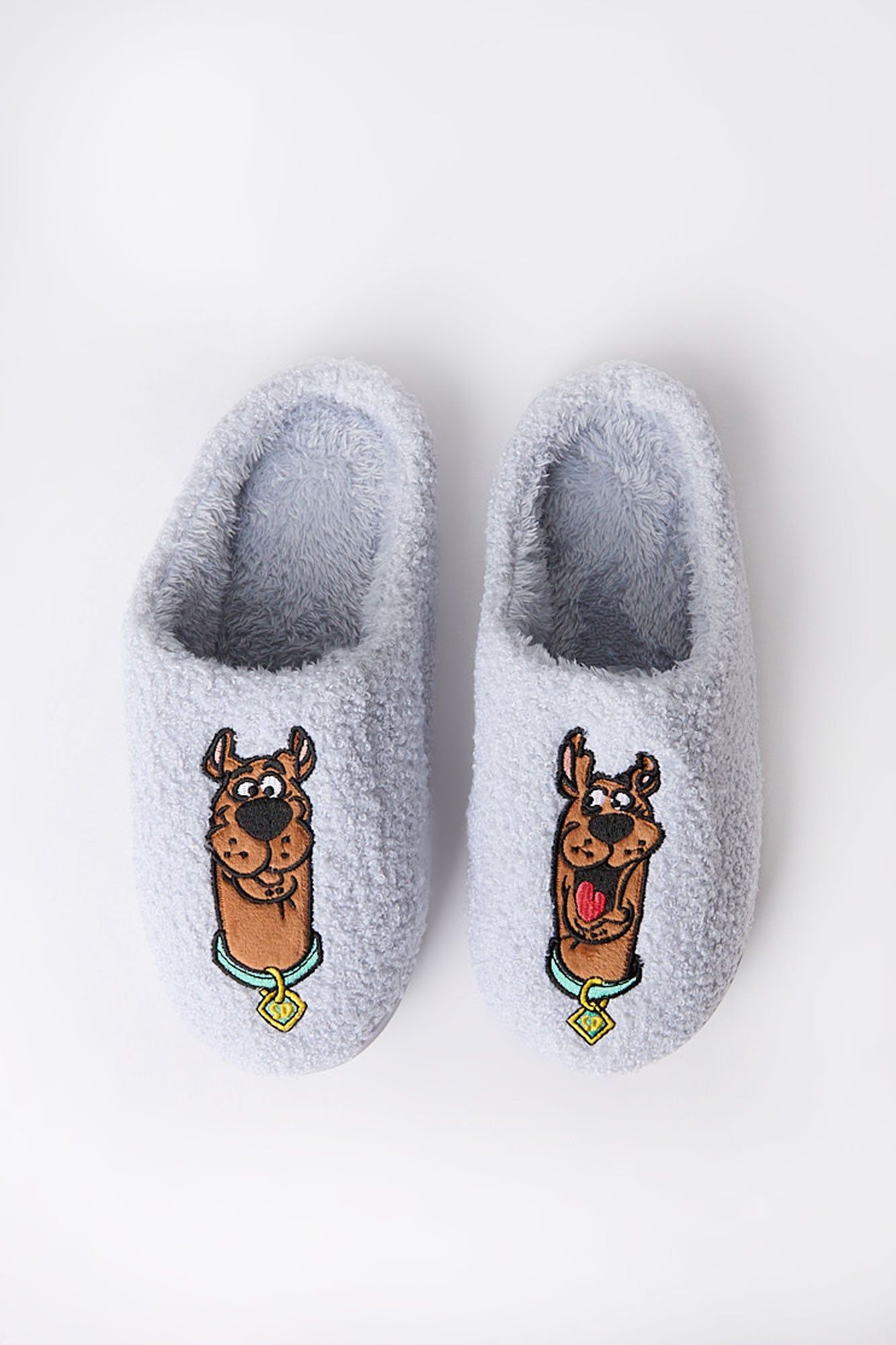 Scooby-Doo Plush Slippers - Heather Grey /