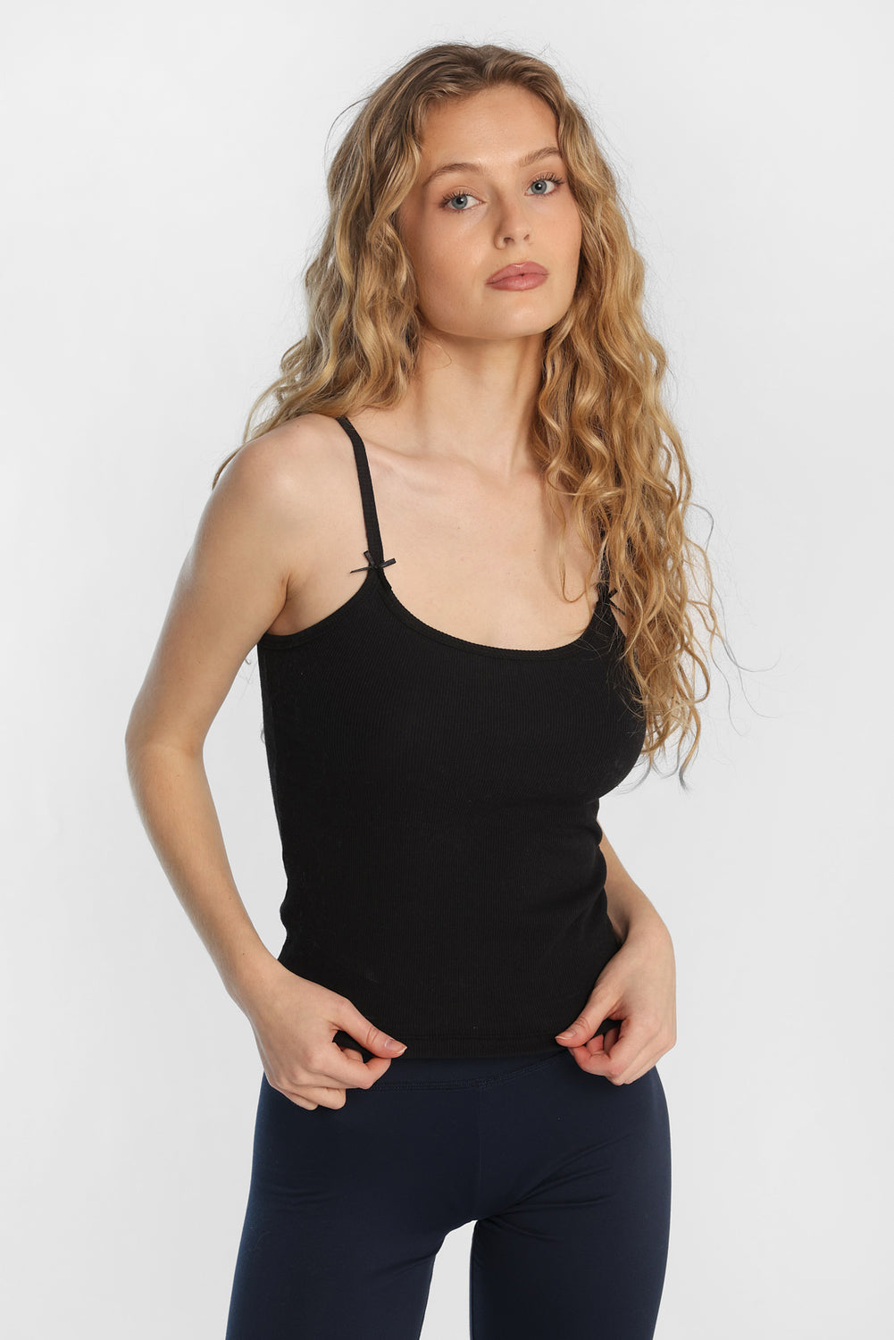 AERO Ribbed Knit Scoop Neck Camisole AERO Ribbed Knit Scoop Neck Camisole