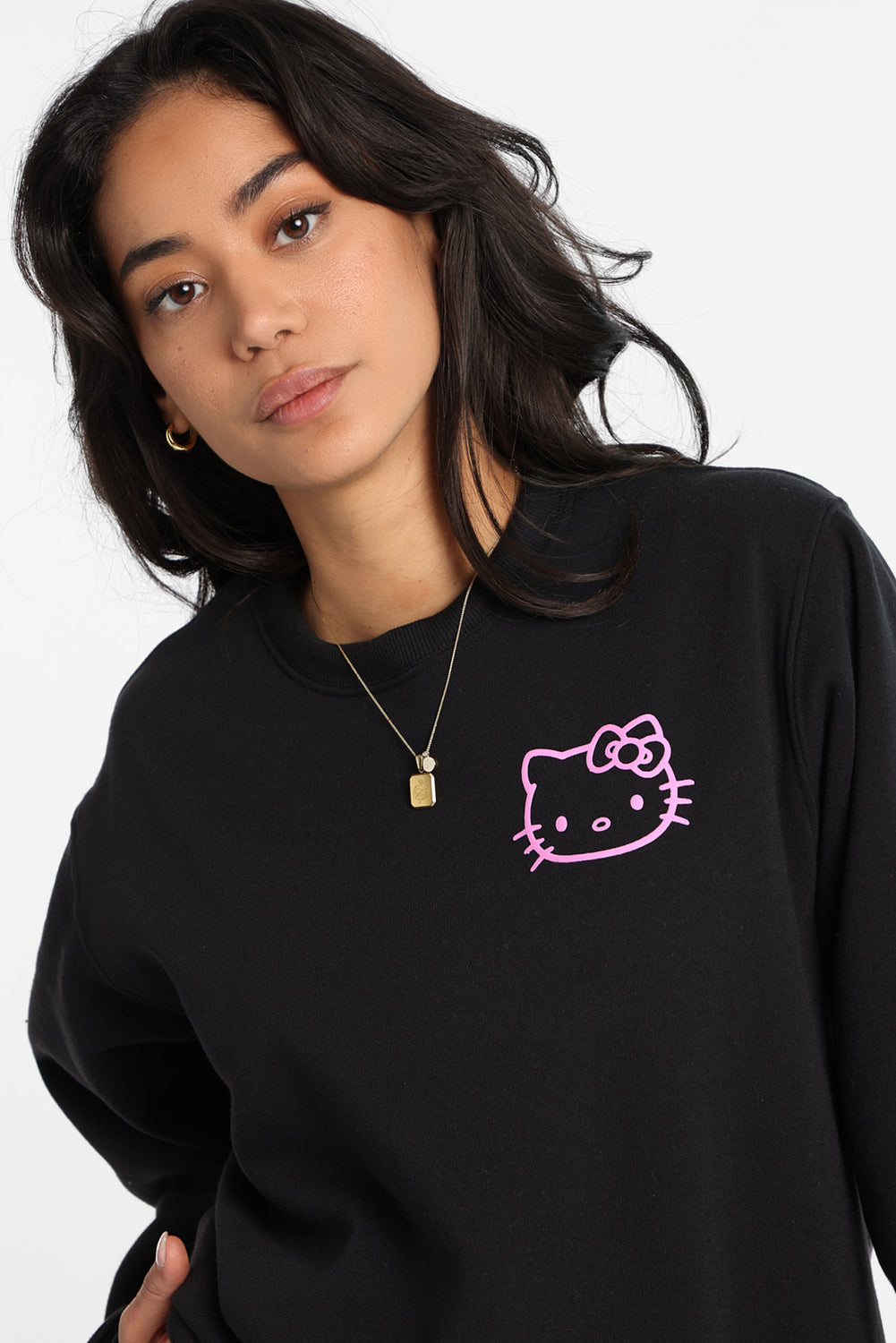 Hello Kitty Crew Neck Sweatshirt Hello Kitty Crew Neck Sweatshirt
