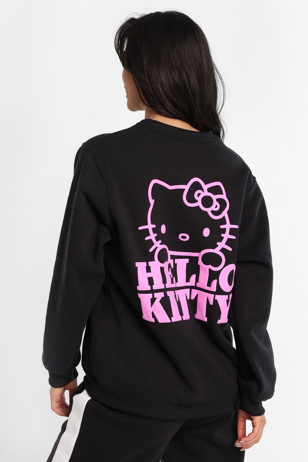 Sweatshirt à col ras du cou imprimé Hello Kitty Sweatshirt à col ras du cou imprimé Hello Kitty