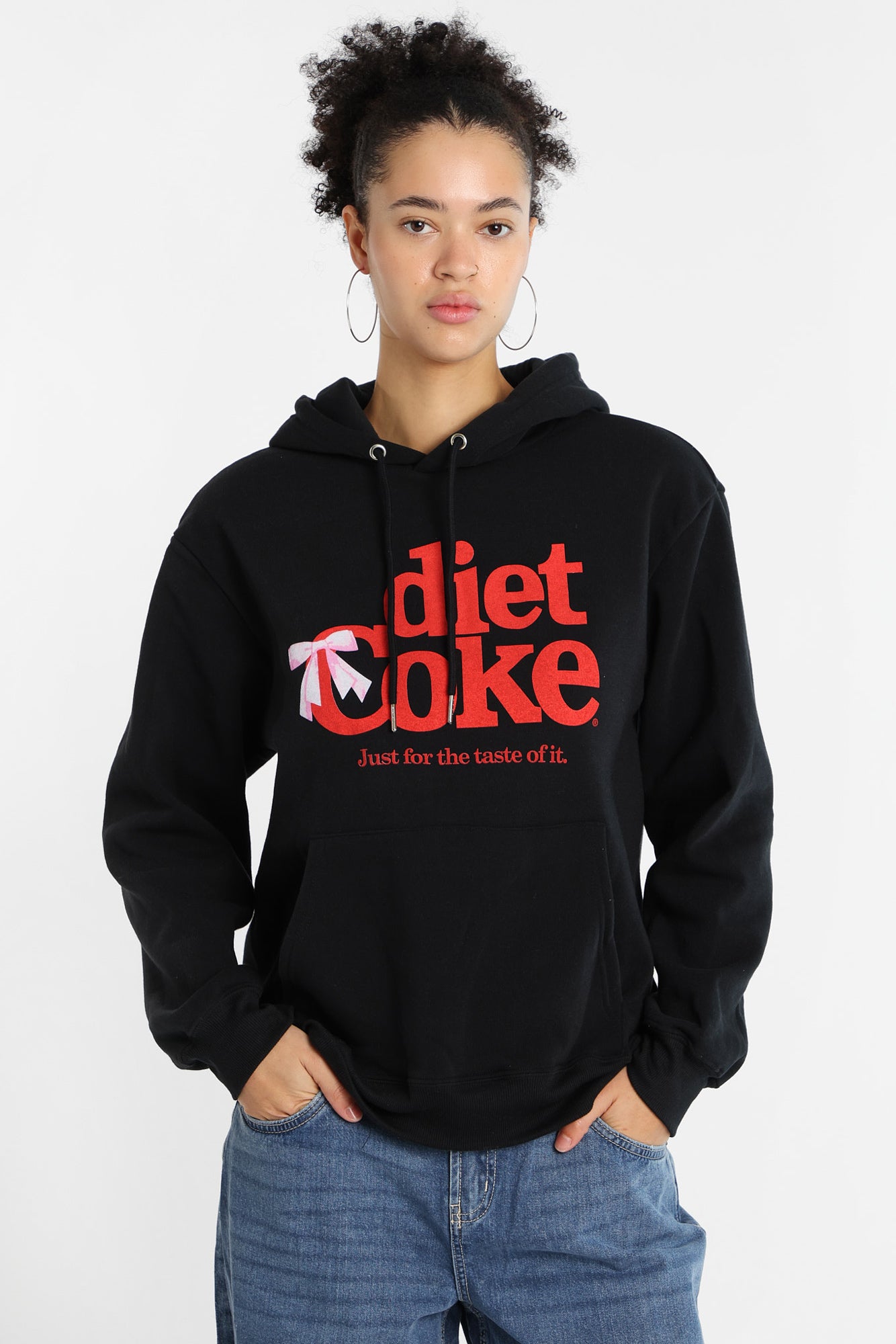 Diet Coke Graphic Hoodie - Black /
