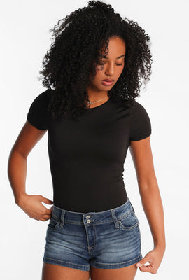 AERO Short Sleeve Crew Neck Bodysuit