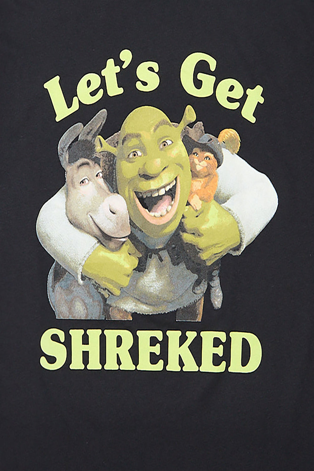 T-shirt boyfriend imprimé Let's Get Shreked T-shirt boyfriend imprimé Let's Get Shreked