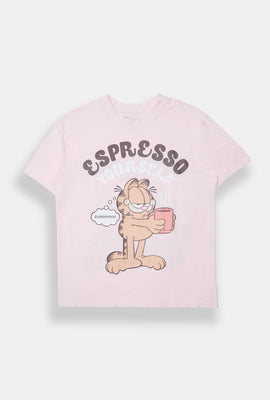 Garfield Espresso Yourself Graphic Boyfriend Tee