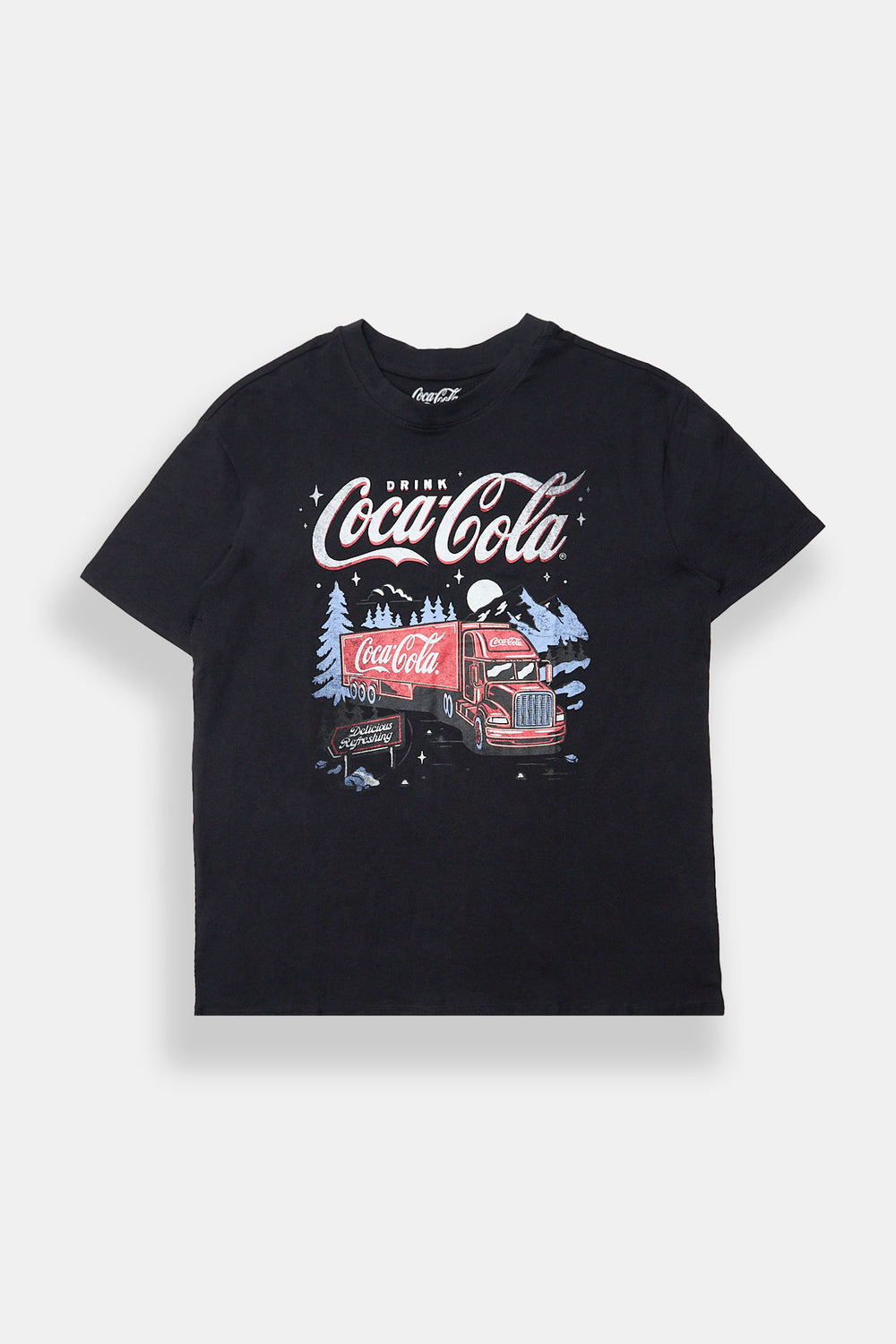 T-shirt coupe boyfriend imprimé Coca-Cola Truck T-shirt coupe boyfriend imprimé Coca-Cola Truck
