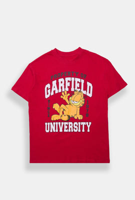 Property of Garfield University Graphic Boyfriend Tee