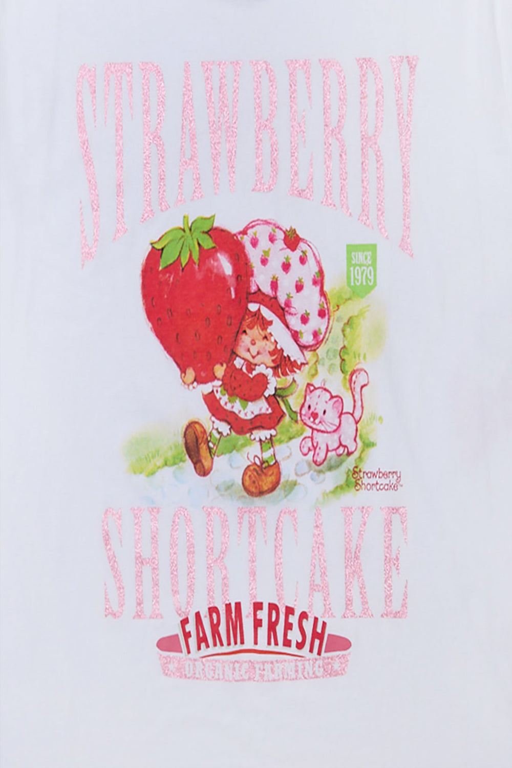 T-shirt boyfriend imprimé Strawberry Shortcake T-shirt boyfriend imprimé Strawberry Shortcake
