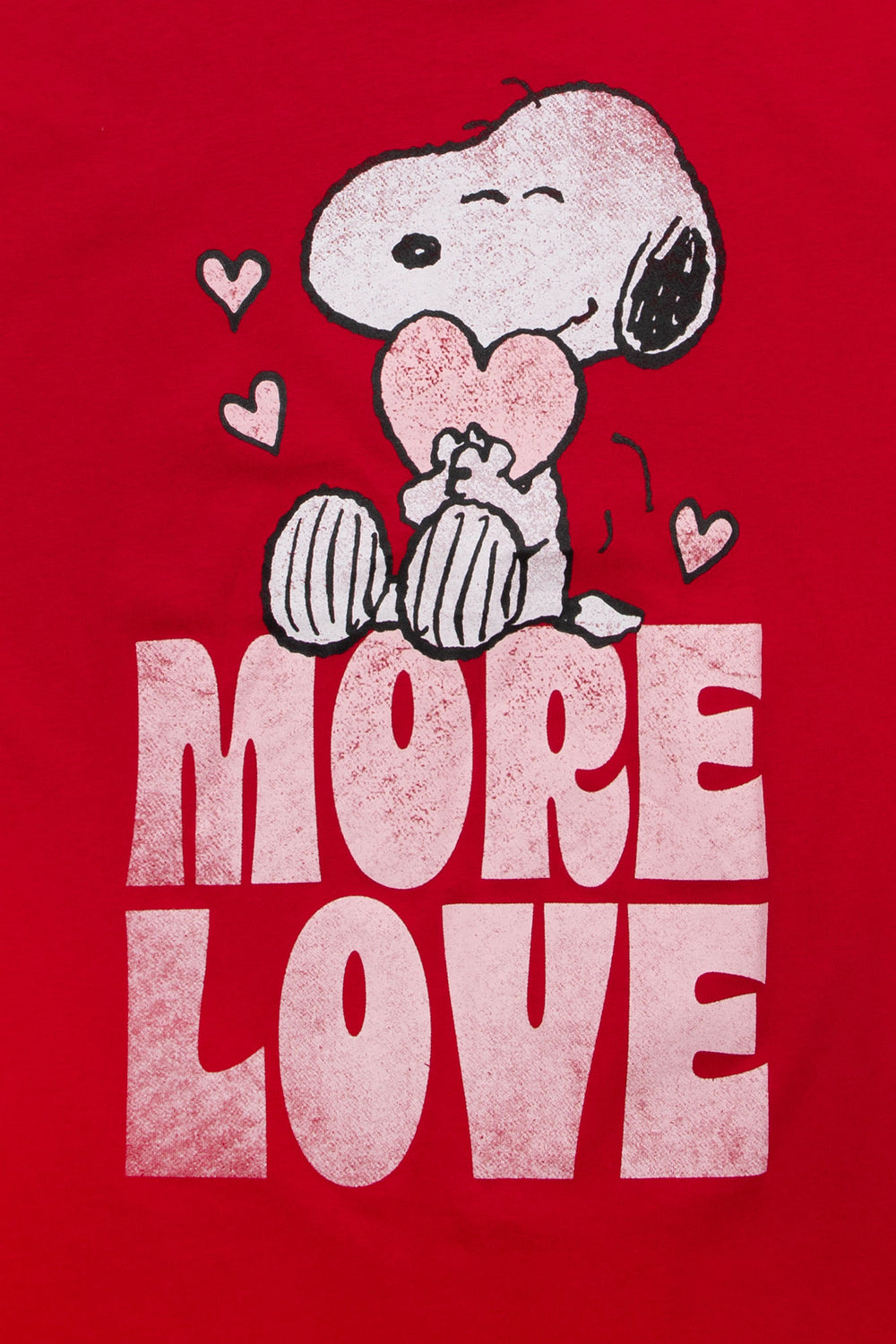 Peanuts Snoopy More Love Graphic Boyfriend Tee Peanuts Snoopy More Love Graphic Boyfriend Tee