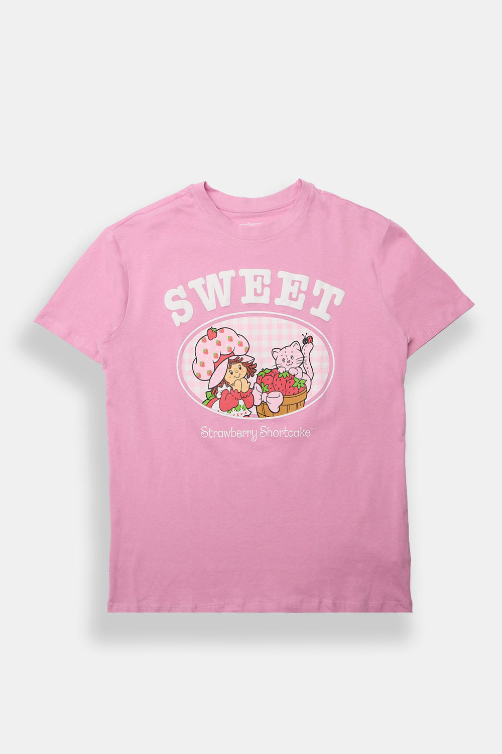 T-shirt boyfriend imprimé Strawberry Shortcake Sweet Fresh Berries T-shirt boyfriend imprimé Strawberry Shortcake Sweet Fresh Berries