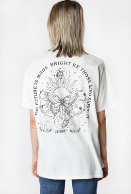 T-Shirt Surdimensionné The Future Is Made Bright Enygma Femme