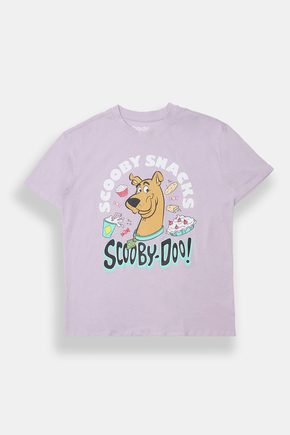 T-shirt coupe boyfriend imprimé Scooby-Doo! Scooby Snacks T-shirt coupe boyfriend imprimé Scooby-Doo! Scooby Snacks