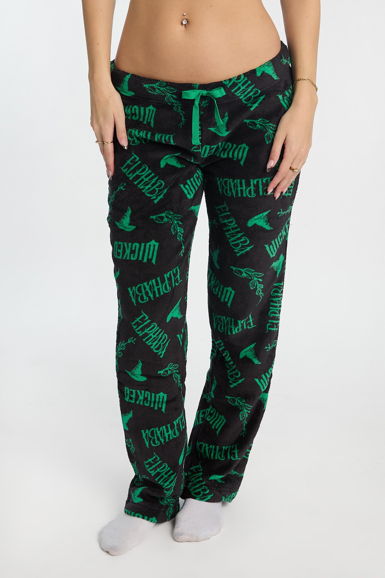 Wicked Elphaba Plush Pajama Pant - Green /
