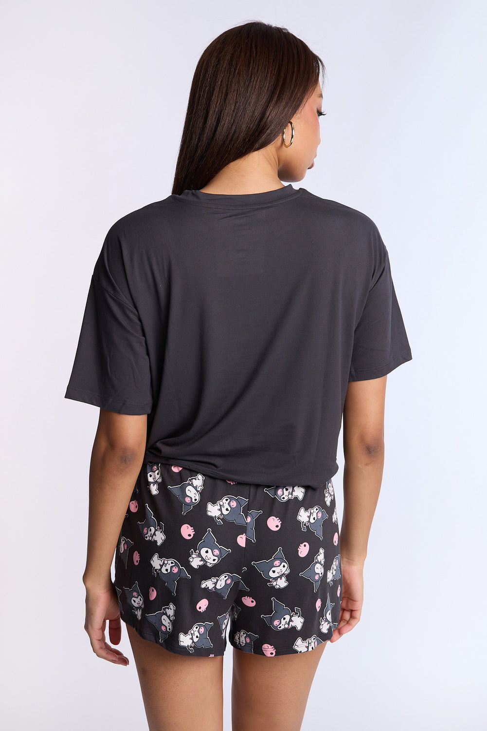 Kuromi 2-Piece Pajama Tee & Short Set Kuromi 2-Piece Pajama Tee & Short Set